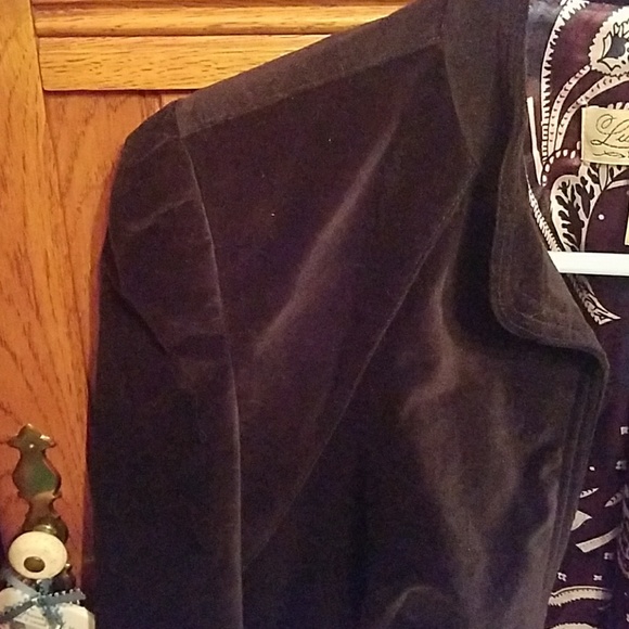 Lucky Brand black velet blazer - Picture 4 of 6